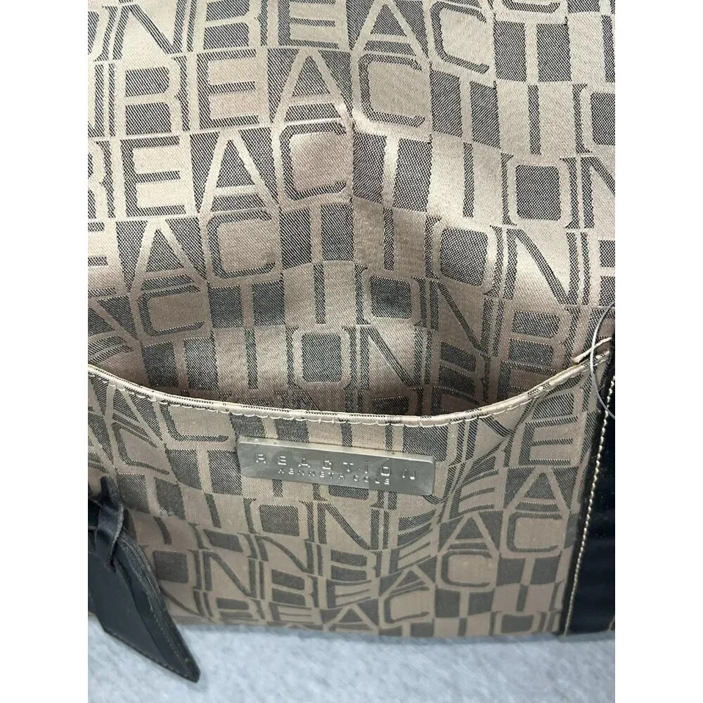 Kenneth Cole Reaction Beige 22" Rolling Duffel Bag Travel Carry On Wheeled Bag - Picture 7 of 16